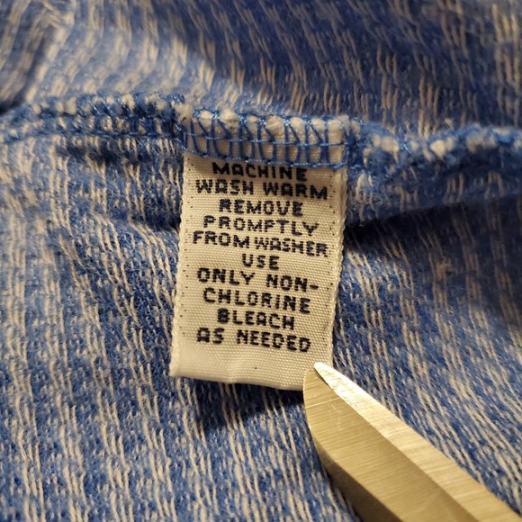 Vintage Polo Ralph Lauren Shirt Men Large Blue Houndstooth Polo Casual‎ Preppy - Picture 6 of 8